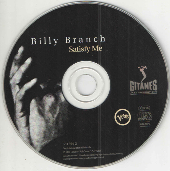 Billy Branch - Satisfy Me (CD, Album) (Near Mint (NM or M-)) - Image 3
