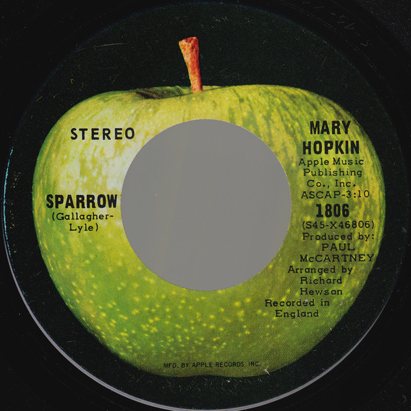 Mary Hopkin - Goodbye / Sparrow (7", Single) (Near Mint (NM or M-)) - Image 2
