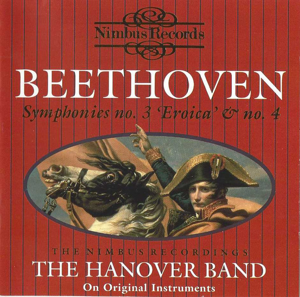 Ludwig van Beethoven, Hanover Band - Symphonies No. 3 'Eroica' & No. 4 (CD, Comp, Amb) (Mint (M))