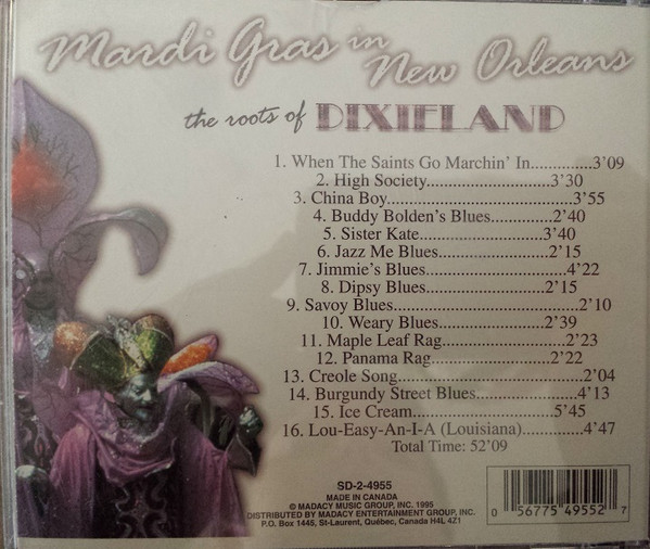 Various - Mardi Gras In New Orleans: The Roots Of Dixieland (CD) (Near Mint (NM or M-)) - Image 2