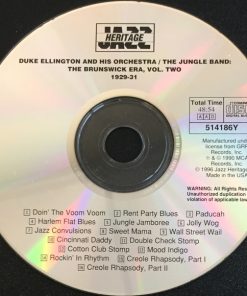 Duke Ellington And His Orchestra - The Jungle Band: The Brunswick Era - Volume Two, 1929-31 (CD, Comp, RE) (Near Mint (NM or M-)) - Image 3