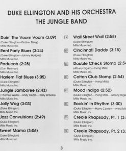 Duke Ellington And His Orchestra - The Jungle Band: The Brunswick Era - Volume Two, 1929-31 (CD, Comp, RE) (Near Mint (NM or M-)) - Image 5