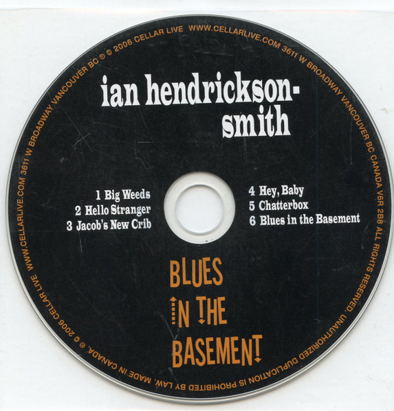Ian Hendrickson-Smith - Blues In The Basement (CD, Album) (Mint (M)) - Image 5