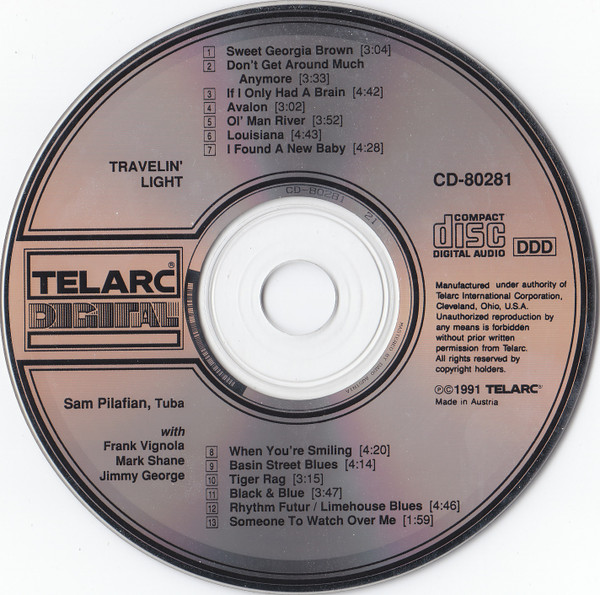 Samuel Pilafian - Travelin' Light (CD, Album) (Near Mint (NM or M-)) - Image 3