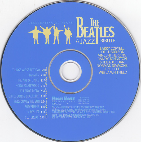 Various - The Beatles: A Jazz Tribute - Celebrating 50 Years (CD, Comp) (Near Mint (NM or M-)) - Image 3