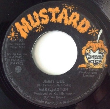 Mary Saxton - Georgia Eyes (7", Single) (Near Mint (NM or M-)) - Image 2