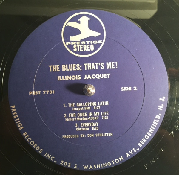 Illinois Jacquet - The Blues; That's Me! (LP, Album) (Very Good Plus (VG+)) - Image 4