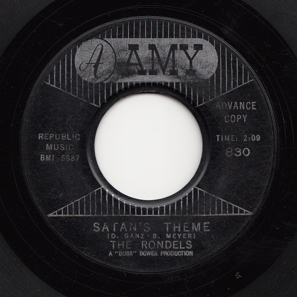 The Rondels - My Prayer / Satan's Theme (7", Promo) (Near Mint (NM or M-)) - Image 2