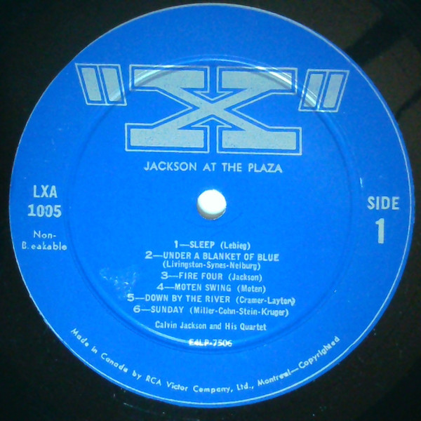Calvin Jackson - At The Plaza (LP, Mono) (Very Good (VG)) - Image 2