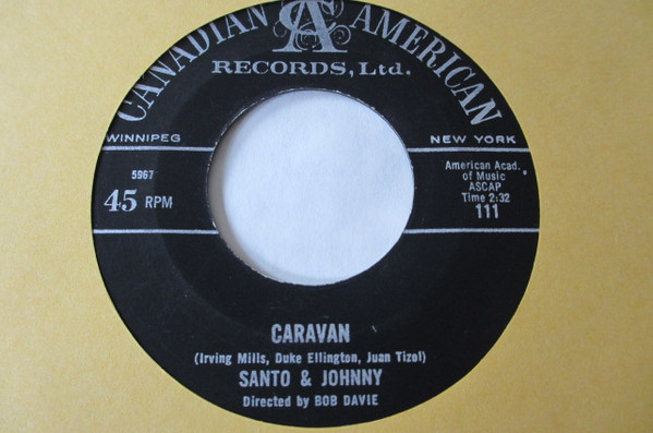 Santo & Johnny - Caravan / Summertime (7", Single) (Near Mint (NM or M-))