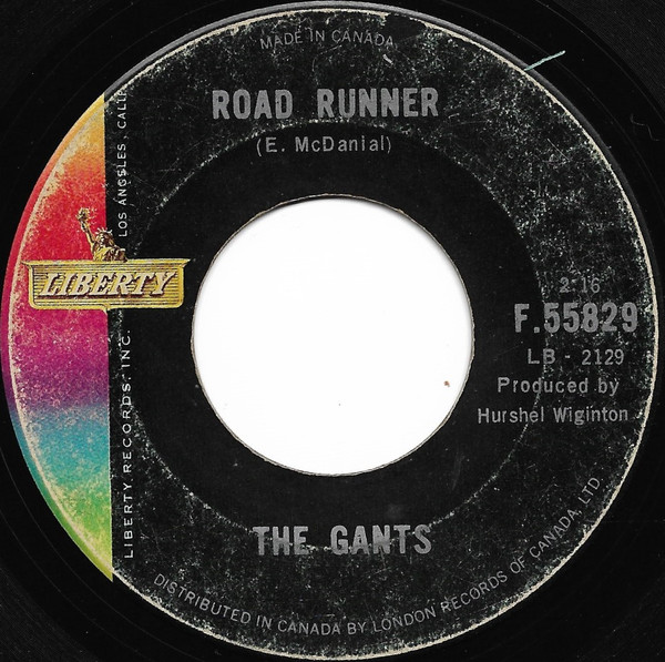 The Gants - Road Runner / My Baby Don't Care (7", Single) (Near Mint (NM or M-))