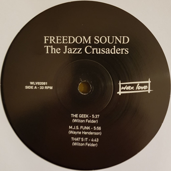 The Jazz Crusaders* - Freedom Sound (LP, Album, RE) (Near Mint (NM or M-)) - Image 3