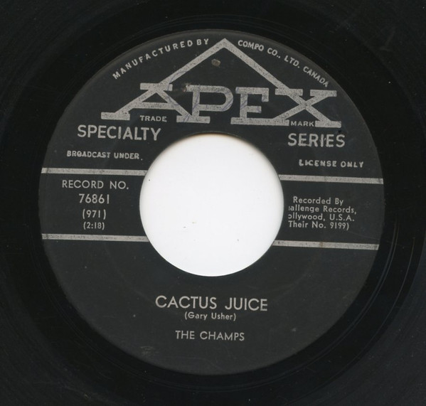The Champs - Roots / Cactus Juice (7") (Near Mint (NM or M-)) - Image 2