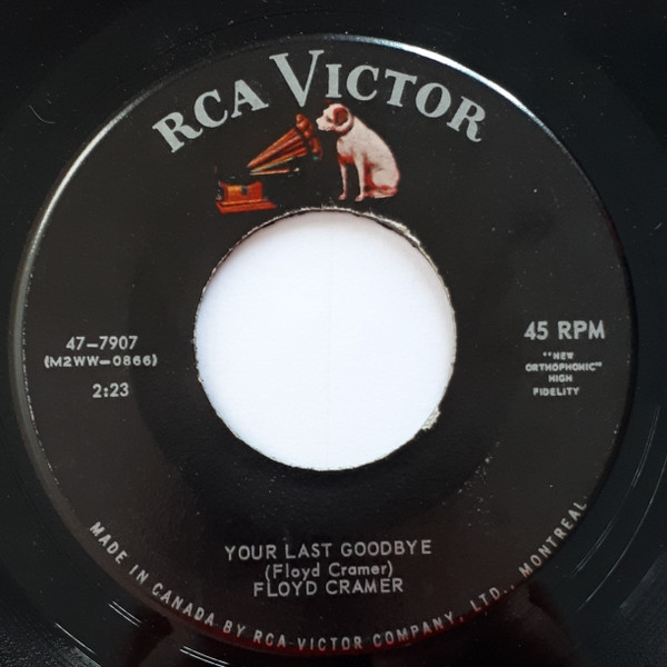 Floyd Cramer - Your Last Goodbye / Hang On (7") (Near Mint (NM or M-))
