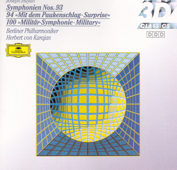 Joseph Haydn / Berliner Philharmoniker, Herbert von Karajan - Symphonien Nos. 93 94 »Mit Dem Paukenschlag ·Surprise « - 100 » Militär-Symphonie · Military « (CD, Comp) (Near Mint (NM or M-))