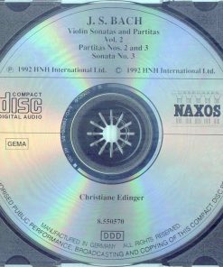 Johann Sebastian Bach, Christiane Edinger - Violin Sonatas And Partitas For Solo Violin, Vol. 2 (CD, Album) (Near Mint (NM or M-)) - Image 3
