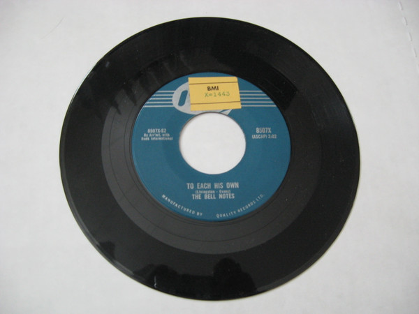 The Bell Notes - Shortnin' Bread (7", Single) (Very Good Plus (VG+)) - Image 2