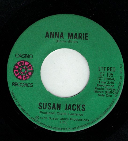Susan Jacks - Anna Marie (7", Single) (Very Good Plus (VG+))