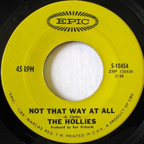 The Hollies - Sorry Suzanne (7", Single) (Very Good Plus (VG+)) - Image 2