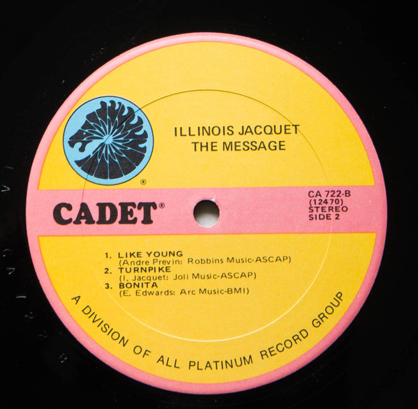 Illinois Jacquet - The Message (LP, Album, RE, Kee) (Near Mint (NM or M-)) - Image 5
