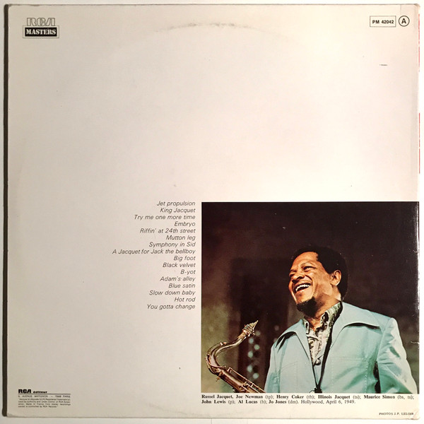 Illinois Jacquet - King Jacquet (LP, Comp) (Very Good Plus (VG+)) - Image 2