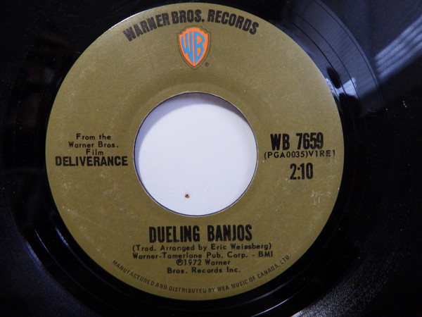 Eric Weissberg - Dueling Banjos (7", Single) (Near Mint (NM or M-))