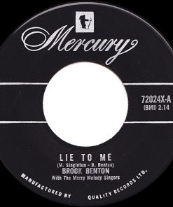 Brook Benton - Lie To Me / With The Touch Of Your Hand (7", Single) (Near Mint (NM or M-))