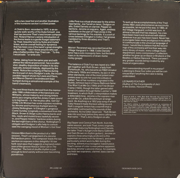 Thad Jones / Mel Lewis* - Thad Jones / Mel Lewis (2xLP, Comp, All) (Very Good (VG)) - Image 3
