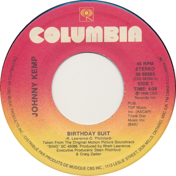 Johnny Kemp - Birthday Suit (7", Single) (Very Good Plus (VG+))