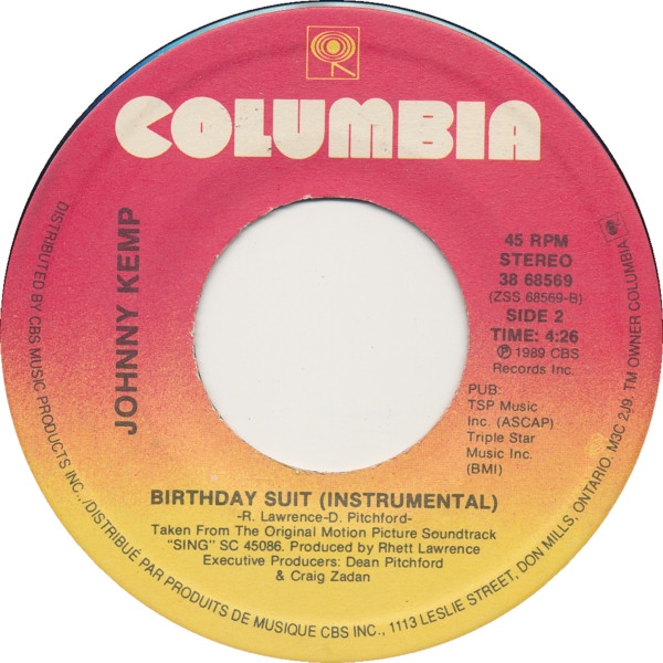 Johnny Kemp - Birthday Suit (7", Single) (Very Good Plus (VG+)) - Image 2