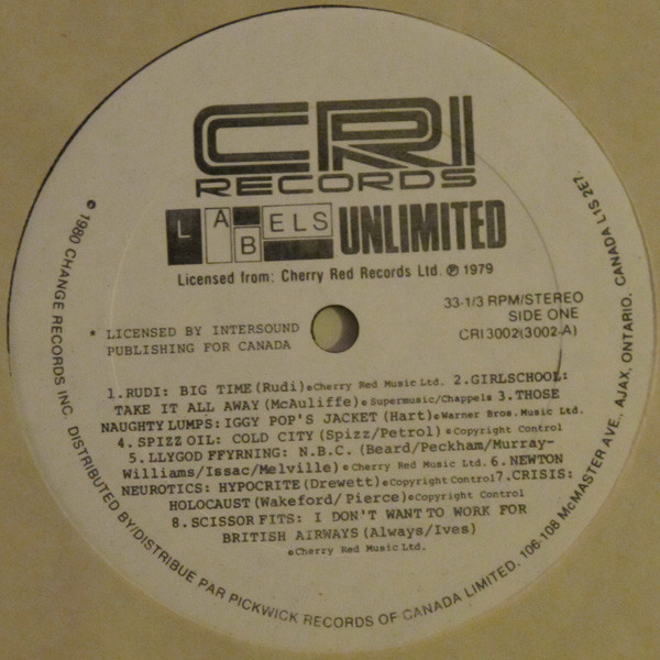 Various - Labels Unlimited - The Second Record Collection (LP, Comp) (Near Mint (NM or M-)) - Image 3