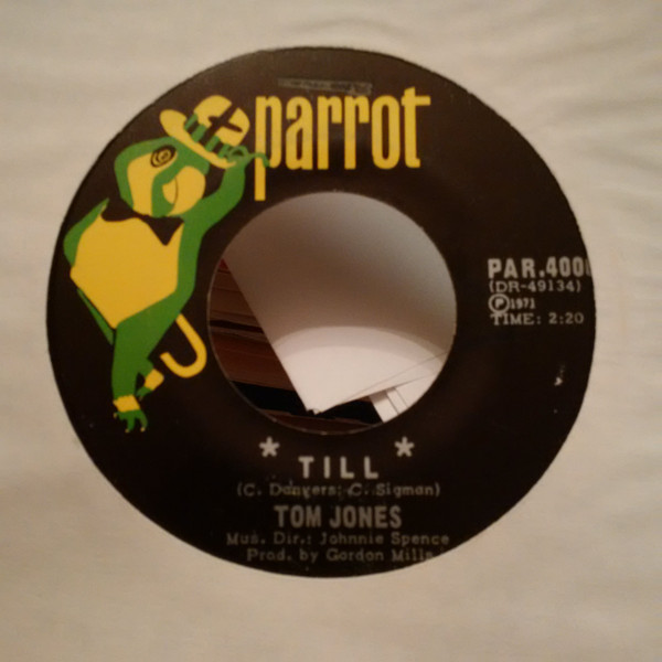 Tom Jones - Till (7", Single) (Very Good Plus (VG+))