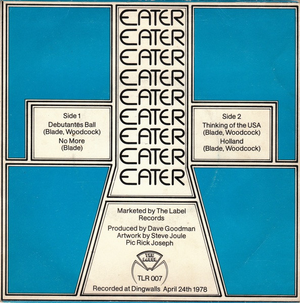 Eater (2) - Get Your Yo Yo's Out (Eater Live E.P.) (12", EP, Ltd, Blu) (Near Mint (NM or M-)) - Image 3