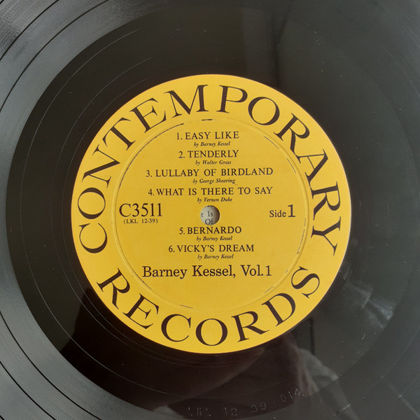 Barney Kessel - Easy Like (LP, Album, RE) (Good (G)) - Image 3