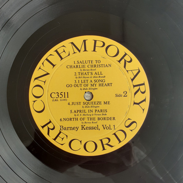 Barney Kessel - Easy Like (LP, Album, RE) (Good (G)) - Image 4