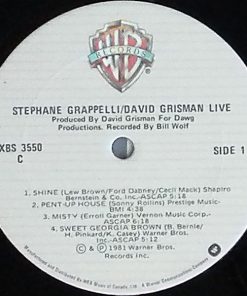 Stéphane Grappelli / David Grisman - Live (LP, Gat) (Very Good Plus (VG+)) - Image 5