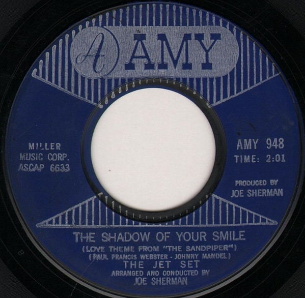 The Jet Set (10) - The Shadow Of Your Smile / Enchiladas (7", Single, Styrene) (Very Good Plus (VG+))