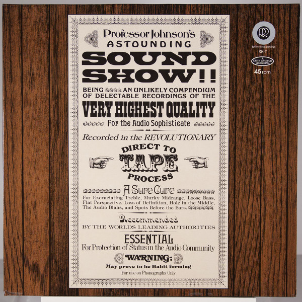 Various - Professor Johnson's Astounding Sound Show (LP, Comp, Gat) (Very Good Plus (VG+))