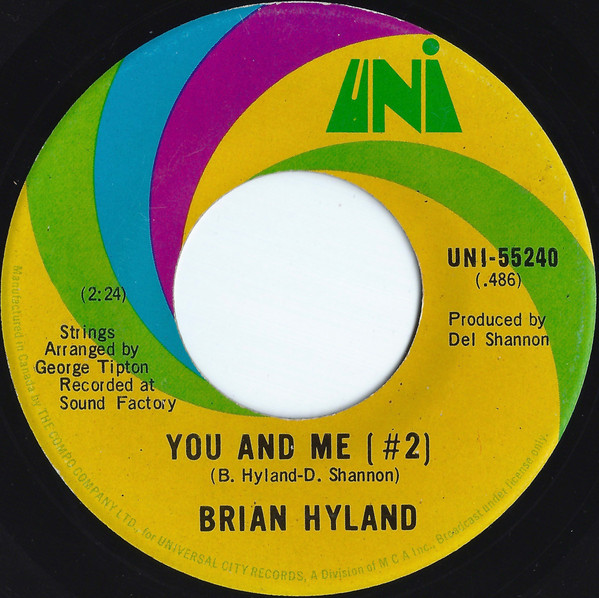 Brian Hyland - Gypsy Woman (7", Single) (Near Mint (NM or M-)) - Image 2