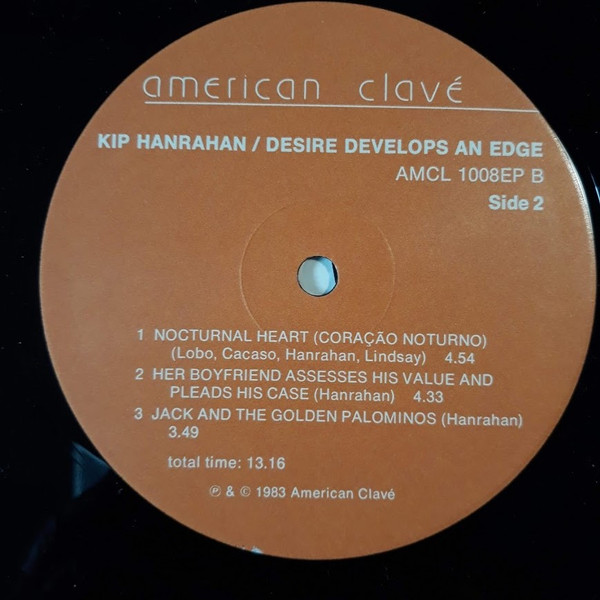 Kip Hanrahan - Desire Develops An Edge (LP, Album + 12", EP) (Near Mint (NM or M-)) - Image 4