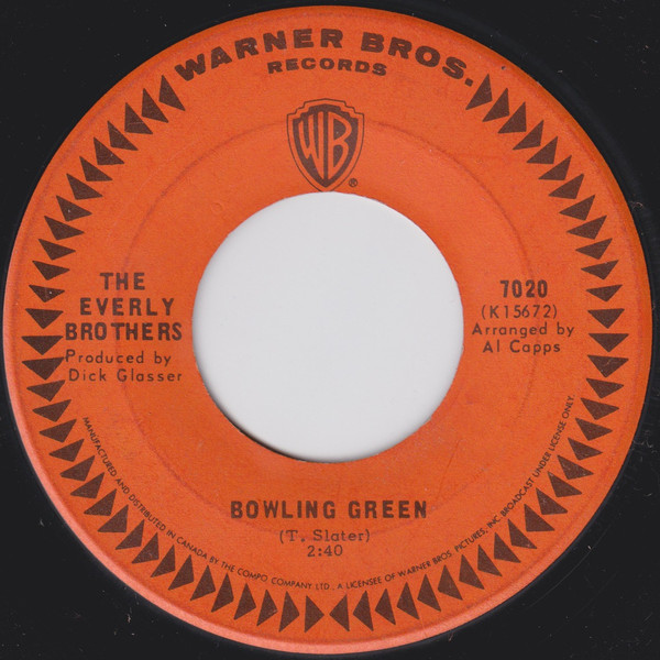 The Everly Brothers* - Bowling Green (7", Single) (Very Good Plus (VG+))