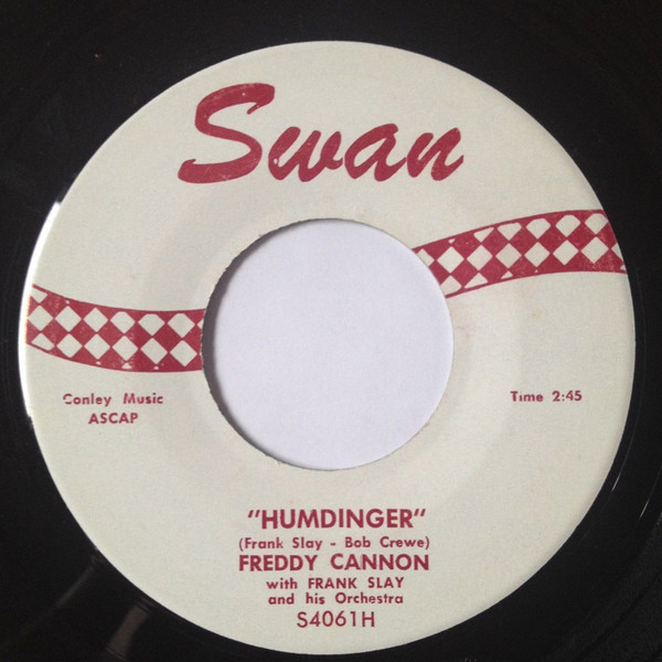 Freddy Cannon With Frank Slay And His Orchestra - Humdinger (7", Single) (Very Good Plus (VG+))