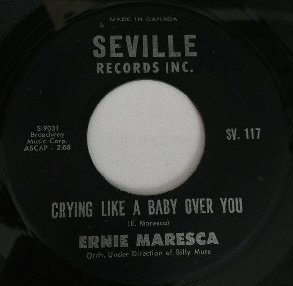 Ernie Maresca - Shout! Shout! (Knock Yourself Out) / Crying Like A Baby Over You (7", Single) (Near Mint (NM or M-)) - Image 2