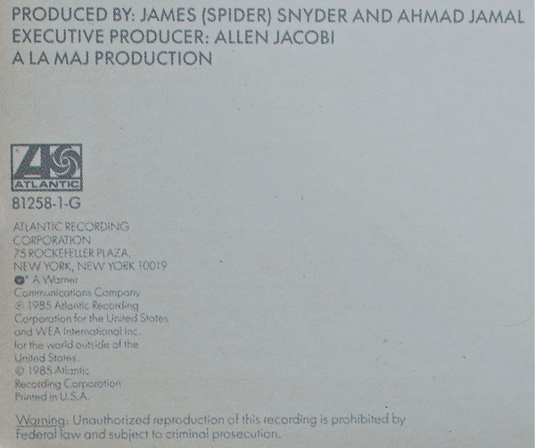 Ahmad Jamal - Digital Works (2xLP) (Near Mint (NM or M-)) - Image 5