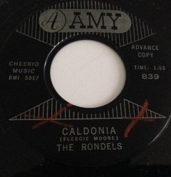 The Rondels - Caldonia / 110 Lbs. Of Drums (7", Advance, Single, Promo, Styrene) (Near Mint (NM or M-))