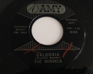 The Rondels - Caldonia / 110 Lbs. Of Drums (7", Advance, Single, Promo, Styrene) (Near Mint (NM or M-))