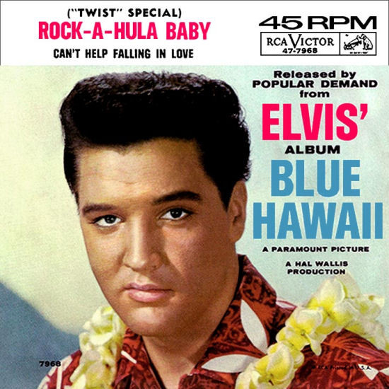 Elvis Presley With The Jordanaires - Can't Help Falling In Love / Rock-A-Hula Baby (7") (Near Mint (NM or M-))