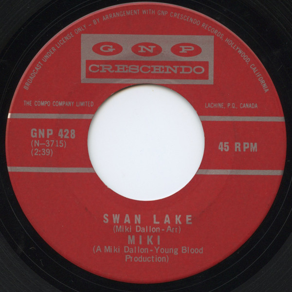 Miki Dallon - Swan Lake (7") (Very Good (VG)) - Image 2