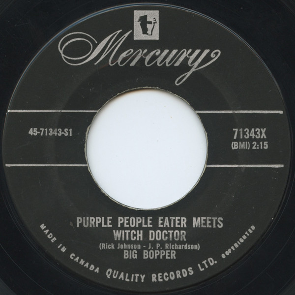 Big Bopper - Chantilly Lace (7", Single) (Near Mint (NM or M-)) - Image 2