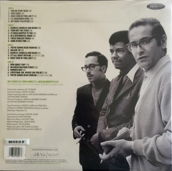 Bill Evans With Eddie Gomez And Jack DeJohnette - Some Other Time (The Lost Session From The Black Forest) (2xLP, Album, RSD, Dlx, Ltd, Num, Gat) (Near Mint (NM or M-)) - Image 3